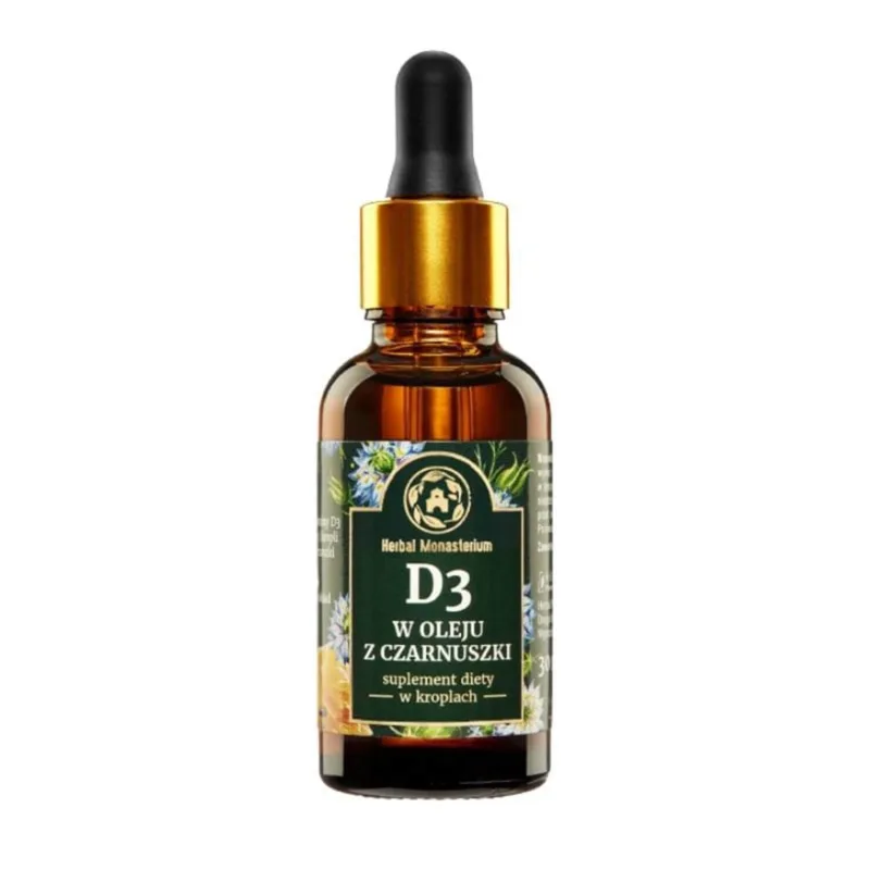 Herbal Monasterium D3 în ulei de chimen, picături, 30 ml — preț și oferte