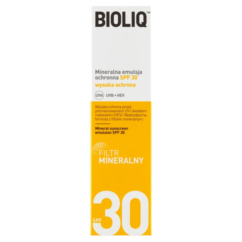 Bioliq SPF, emulsie protectoare minerală, SPF 30, 30 ml — preț și oferte