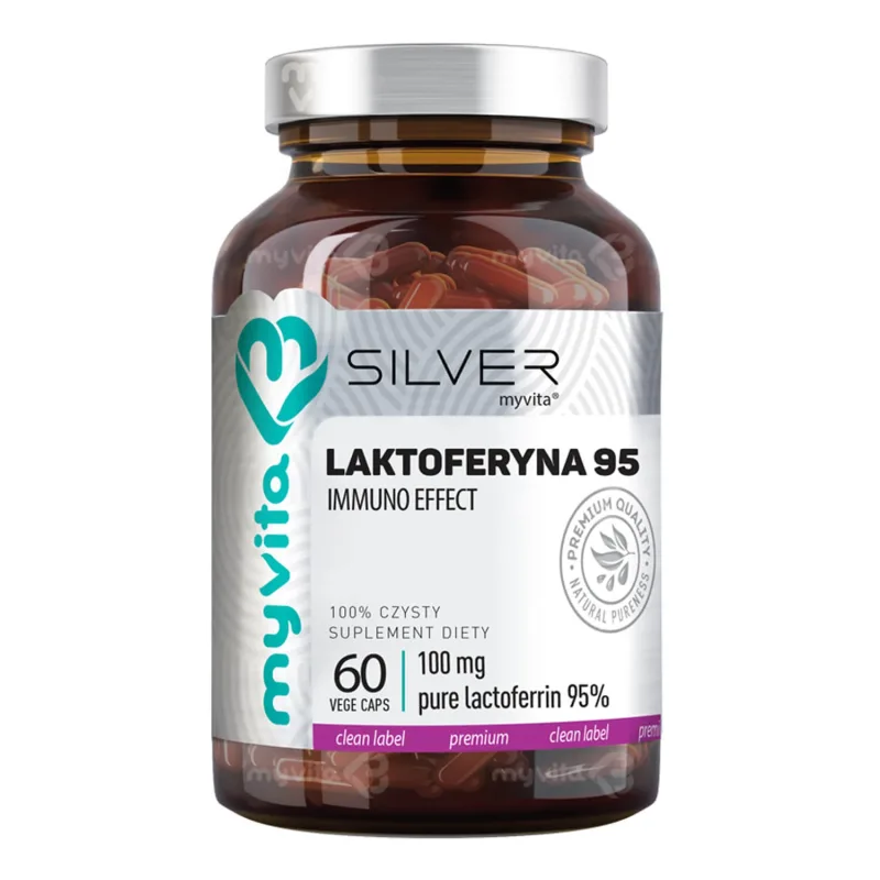 MyVita Silver Lactoferrin 95, 60 capsule — preț și oferte