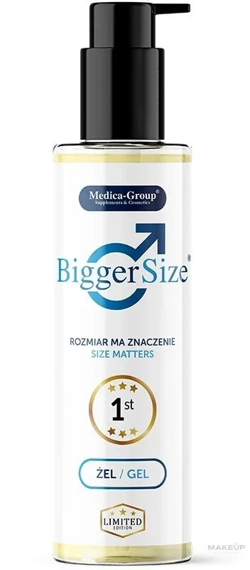Gel pentru mărirea și îngroșarea penisului BiggerSize, 150 ml, Medica-Group — preț și oferte