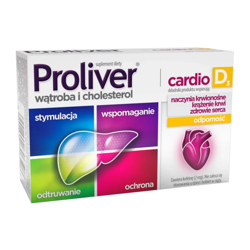 Proliver Cardio D3, 30 comprimate — preț și oferte