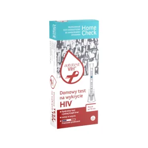Home Check Autotest HIV, test la domiciliu pentru depistarea HIV, 1 bucată