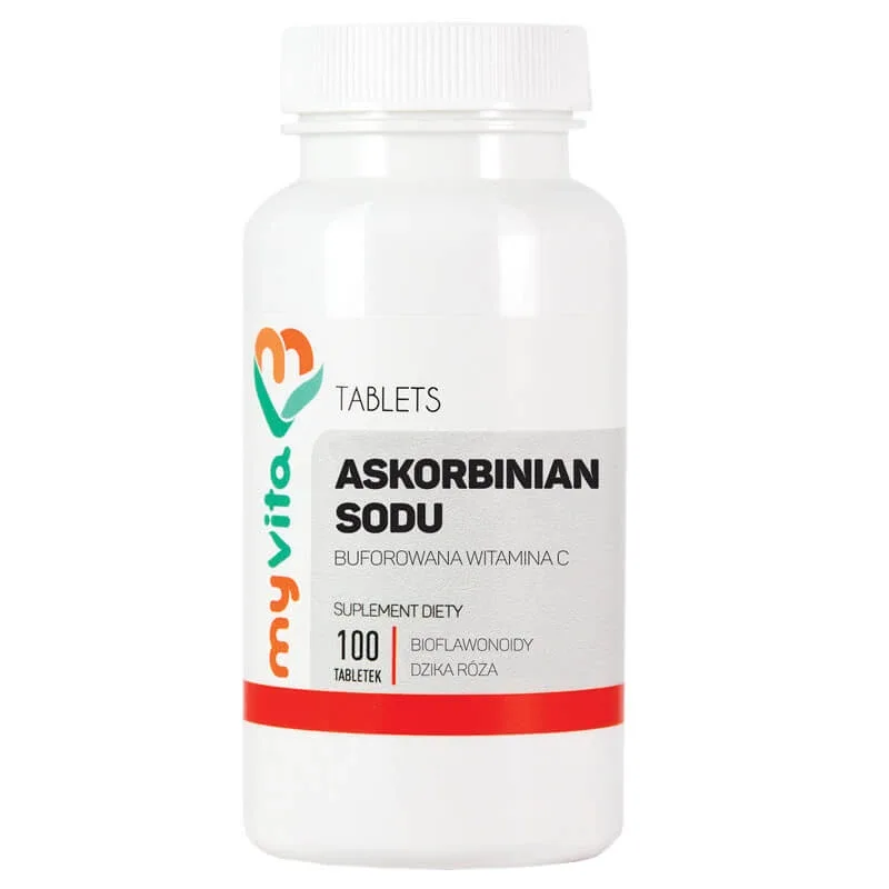 MyVita Ascorbat de sodiu, vitamina C tamponată, 100 comprimate — preț și oferte