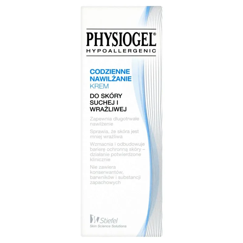 Physiogel Daily Moisturising, Cremă de față hidratantă, ten uscat și sensibil, 75 ml Aristeon — preț și oferte