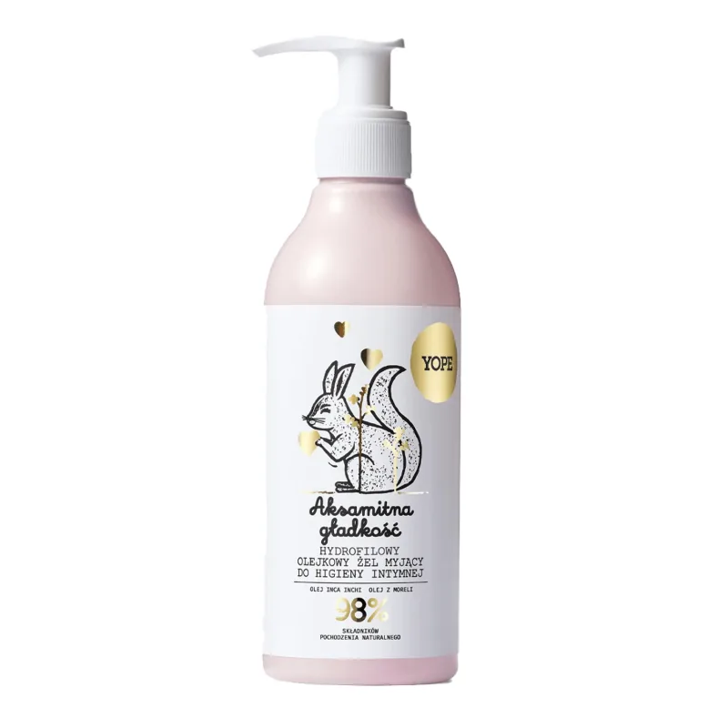 Yope Velvet Smoothness, Gel de igienă intimă cu ulei hidrofil, 250 ml — preț și oferte