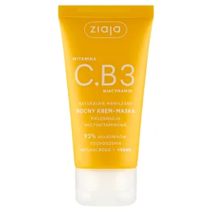 Ziaja Vitamin C.B3 Niacinamide, Cremă de noapte-mască pentru față, 50 ml