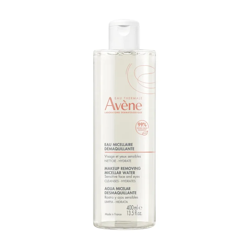 Avene Les Essentiels, Demachiant micelar, piele sensibilă, 400 ml — preț și oferte