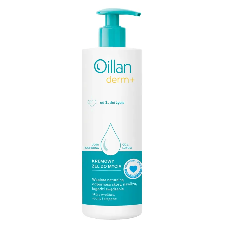Oillan Derm+, gel de spălare cremos, din ziua 1, 400 ml — preț și oferte