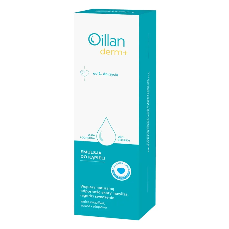 Oillan Derm+, emulsie de baie, din prima zi de viață, 400 ml — preț și oferte