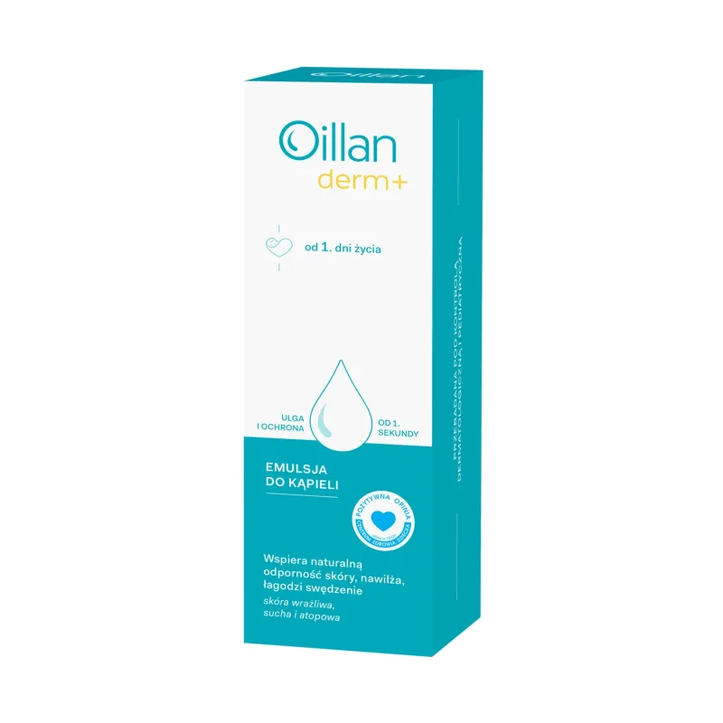 Oillan Derm+, emulsie de baie, din prima zi de viață, 200 ml — preț și oferte