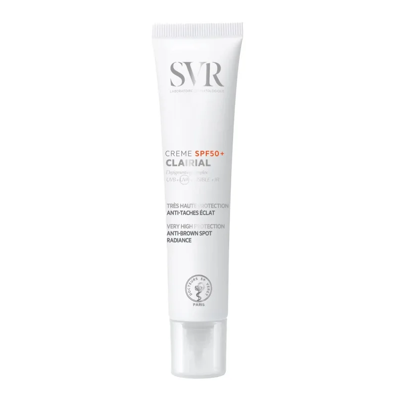 SVR Clairial, Cremă anti-pigmentare cu protecție solară foarte ridicată, SPF 50+, 40 ml — preț și oferte