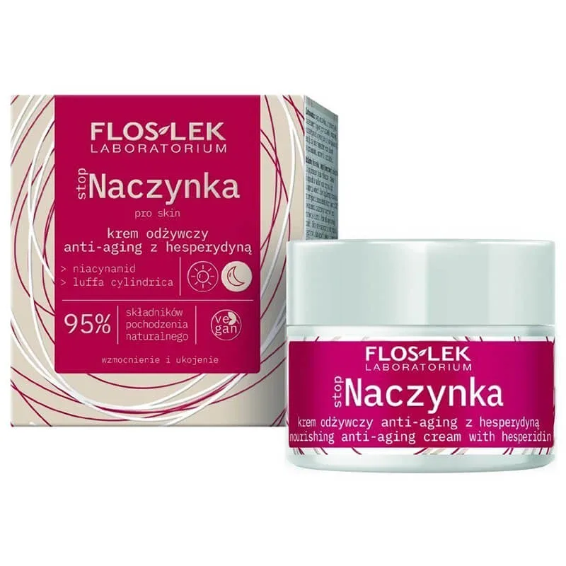 Flos-Lek StopAczynka, Cremă nutritivă anti-îmbătrânire cu hespedrin, 50 ml — preț și oferte