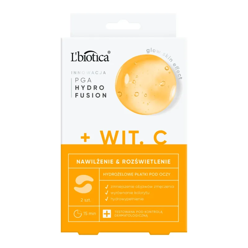 L'Biotica, tampoane pentru ochi din hidrogel cu vitamina C, 2 bucăți — preț și oferte
