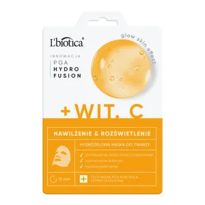 L'Biotica, mască de față hidrogel cu vitamina C, 1 bucată