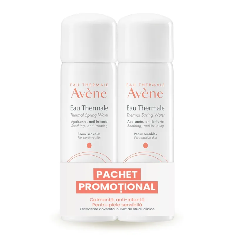 Pachet apa termala spray, 50 ml + 50 ml, Avene EauThermale Avene — preț și oferte