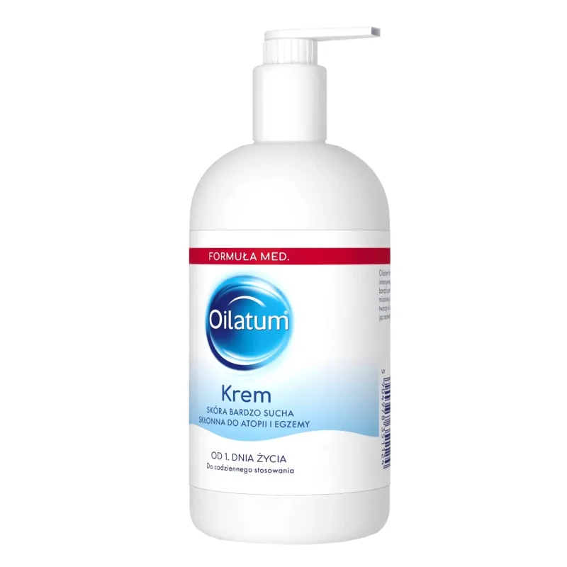 Oilatum Formula Med cremă, piele uscată, foarte uscată, predispusă la atopie și predispusă la alergii, de la 1 zi de viață, 300 ml STADA — preț și oferte