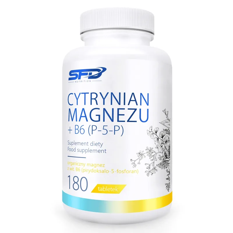 SFD Citrat de magneziu + B6 (P-5-P), 180 comprimate — preț și oferte