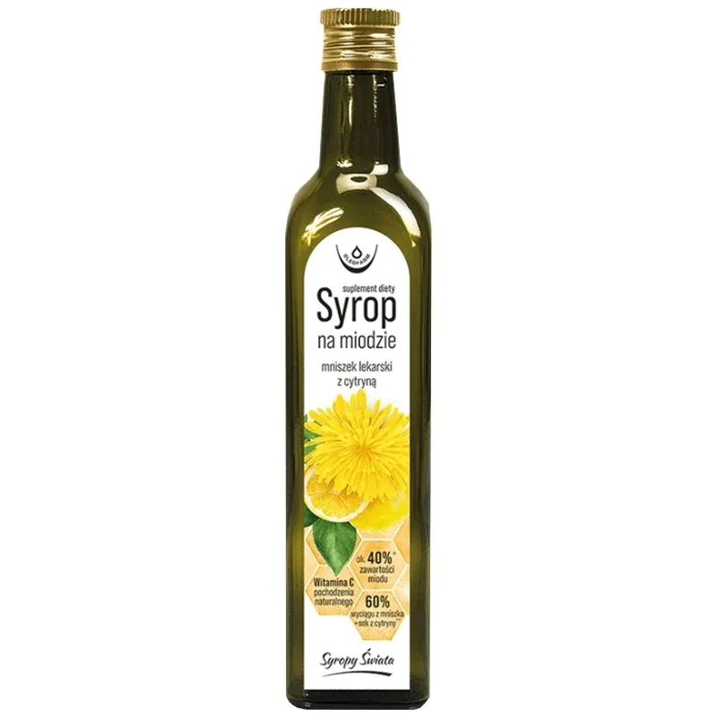 Oleofarm Siropuri din lume Păpădie cu lămâie, sirop de miere, 250 ml — preț și oferte