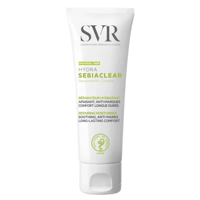 SVR Sebiaclear Hydra, Cremă hidratantă cu acțiune regeneratoare, 40 ml SVR LABORATORIES — preț și oferte
