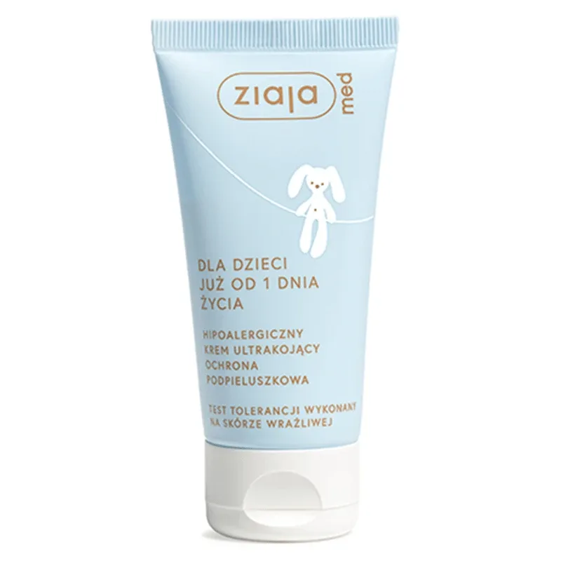Ziaja Med, cremă hipoalergenică ultra-allergenică, protecție pentru scutece, din prima zi de viață, 50 ml — preț și oferte