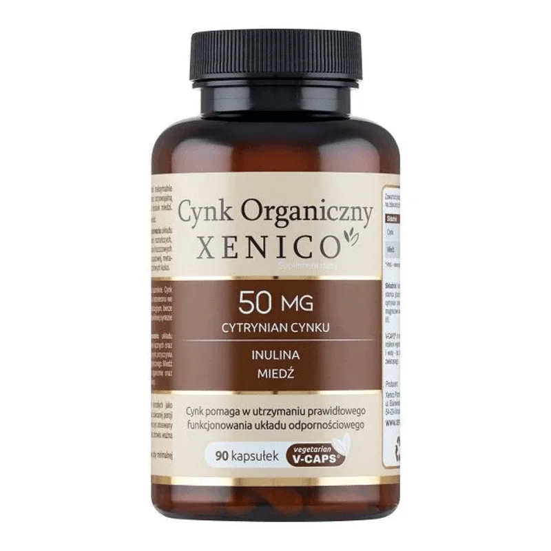 Xenico Organic Zinc, 90 capsule vegetale Xenico Pharma — preț și oferte