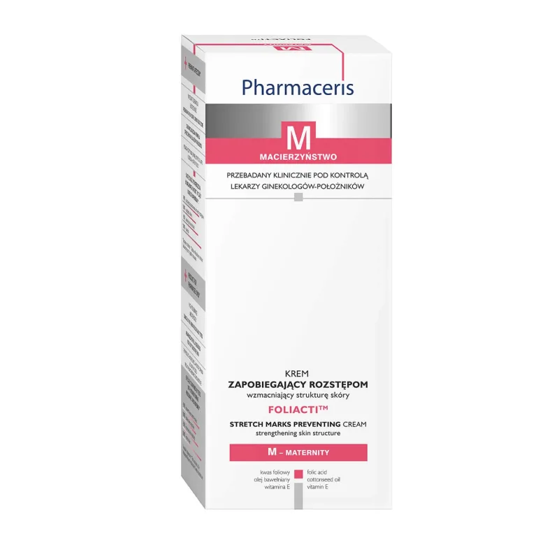 Pharmaceris M Foliacti, Cremă de prevenire a vergeturilor pentru întărirea structurii pielii, 150 ml — preț și oferte