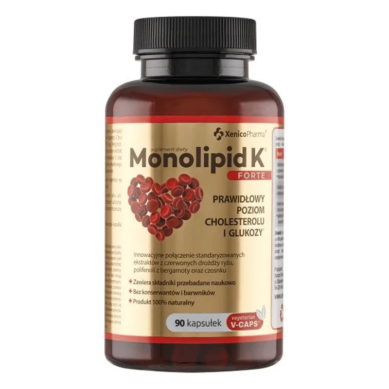 Monolipid K Forte, 90 de capsule vegetariene — preț și oferte