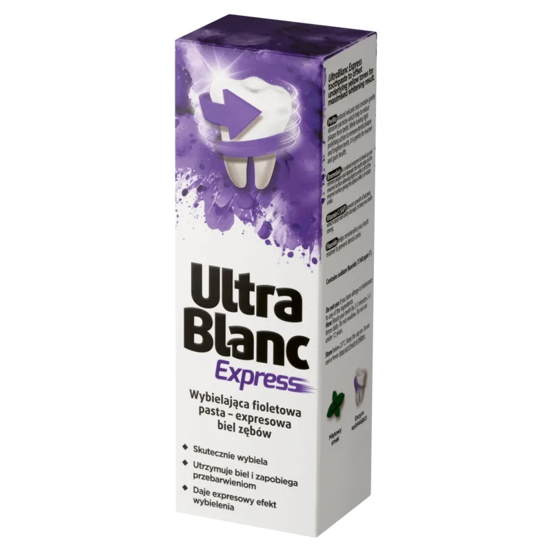 UltraBlanc Express, pastă de dinți pentru albire, violet, 75 ml — preț și oferte