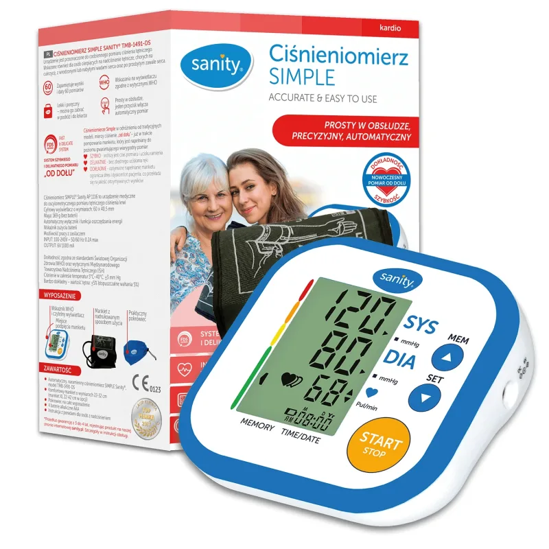 Sanity Simple TMB-1491-DS, monitor automat de tensiune arterială pentru brațul superior — preț și oferte