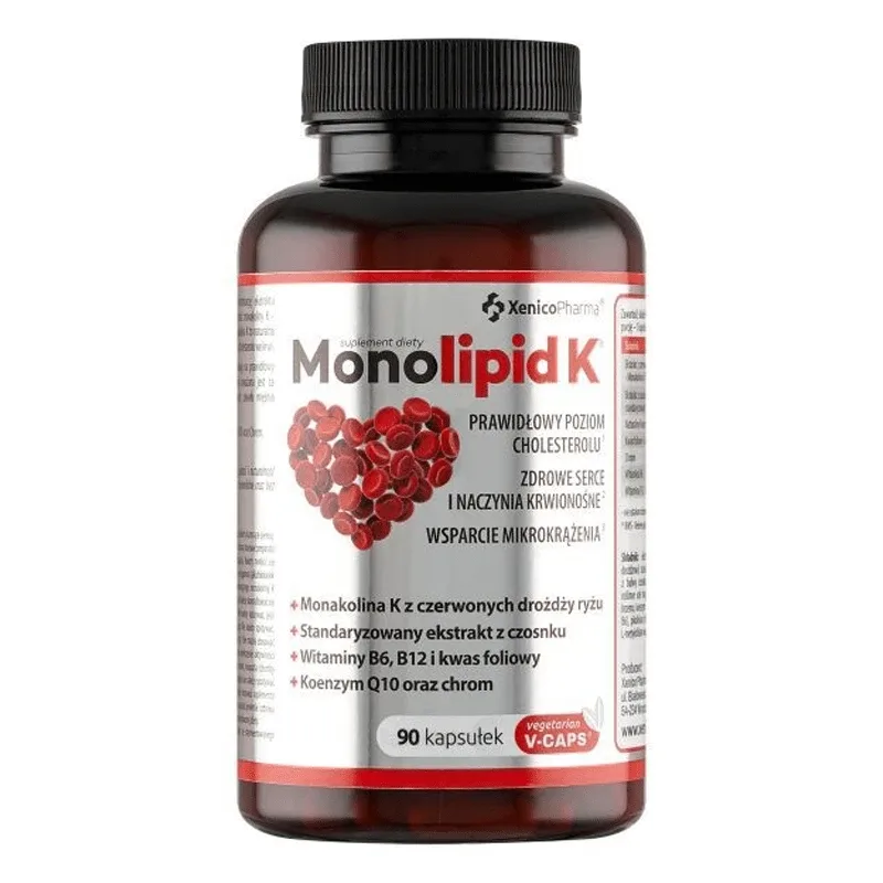 Monolipid K, 90 de capsule vegetariene — preț și oferte