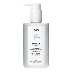 Yope Blonde My Hair, Mască 2 în 1 pentru păr blond și decolorat, 300 ml