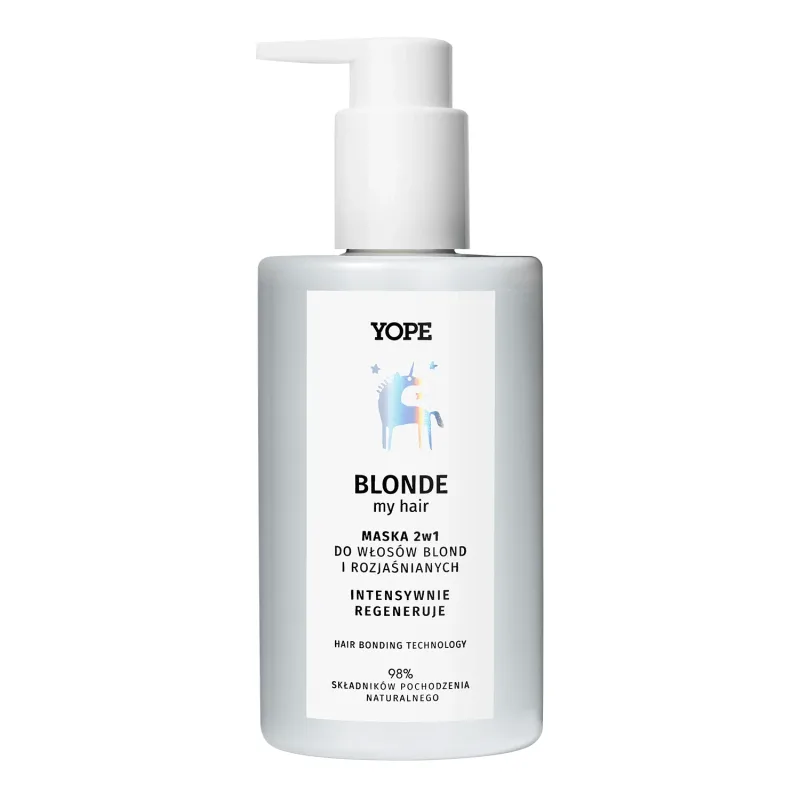 Yope Blonde My Hair, Mască 2 în 1 pentru păr blond și decolorat, 300 ml — preț și oferte