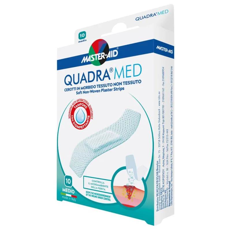 MASTER-AID Plasturi piele sensibila Quadra Med 78x20mm x10buc Origomedical — preț și oferte