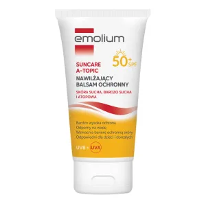 Emolium A-Topic Suncare, Loțiune de protecție hidratantă, SPF 50+, 150 ml