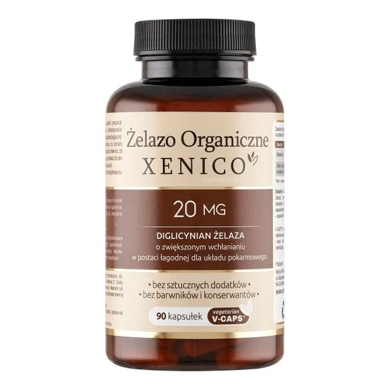 Xenico Organic Iron, 90 capsule vegetale Xenico Pharma — preț și oferte