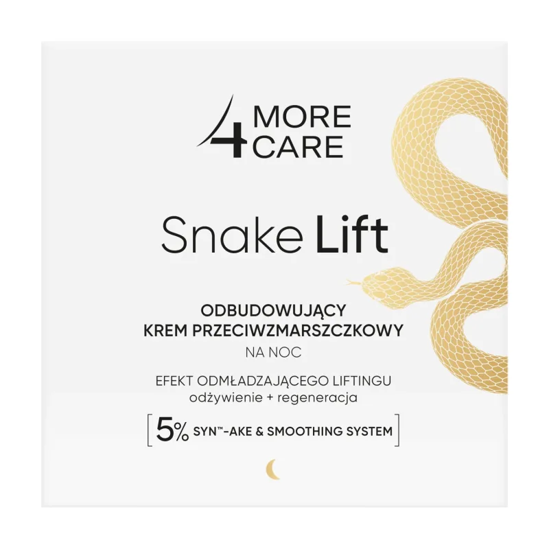 More 4 Care Snake Lift, cremă de noapte reparatoare antirid, 50 ml — preț și oferte