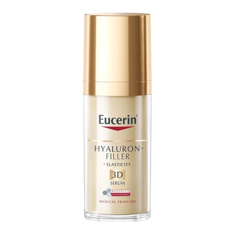 Eucerin Hyaluron Filler + Elasticity, ser de întărire 3D cu tiamidol, 50 ml — preț și oferte