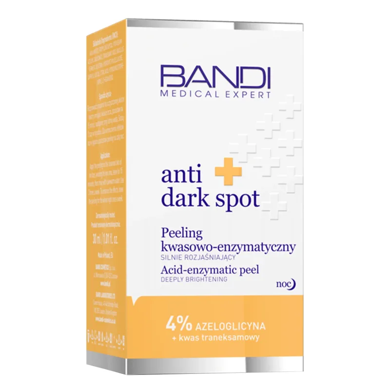 Bandi Medical Expert Anti Dark Spot, peeling acid-enzimatic, puternic iluminator, 30 ml — preț și oferte