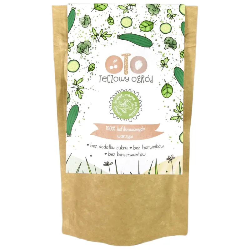 OtoLandia OTO Rainbow Garden Spanac, broccoli, dovlecel, pătrunjel liofilizat, pulbere, 40 g — preț și oferte