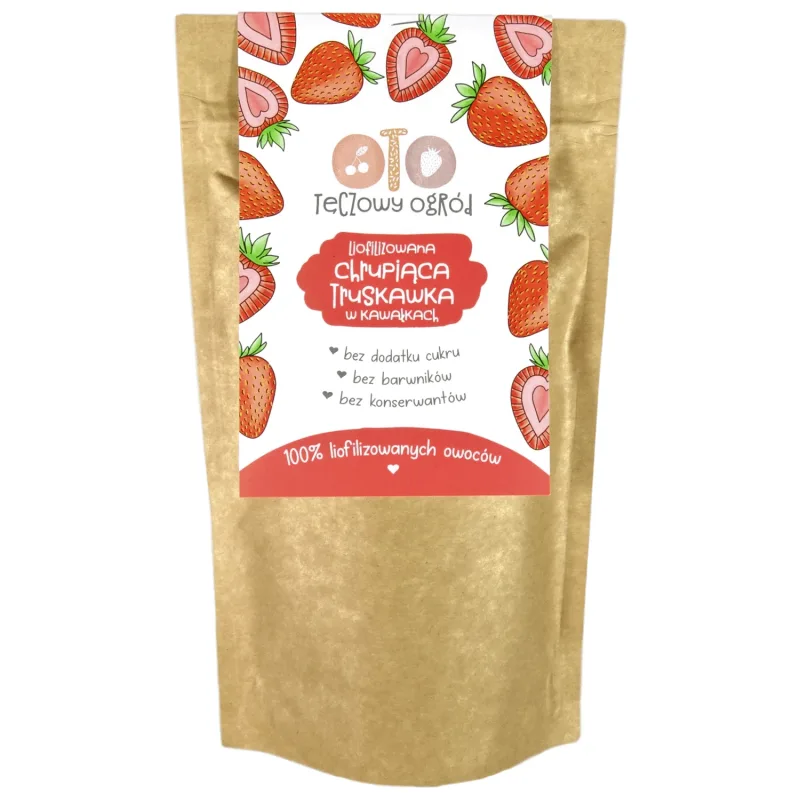 OtoLandia OTO Rainbow Garden Căpșuni liofilizate crocante, în bucăți, 20 g — preț și oferte