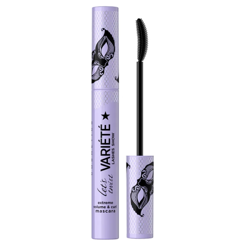 Eveline Cosmetics Variete Lashes Show Lets Twist, rimel ondulator și volumizator, negru, 10 ml — preț și oferte