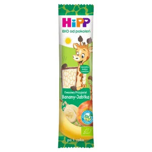 HiPP BIO Owocowy Przyjaciel Bio bar, banane, mere, după 1 an, 23 g