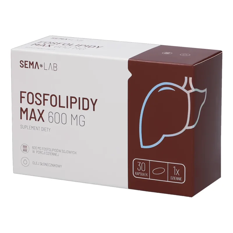 SEMA Lab Fosfolipide Max 600 mg, 30 capsule — preț și oferte