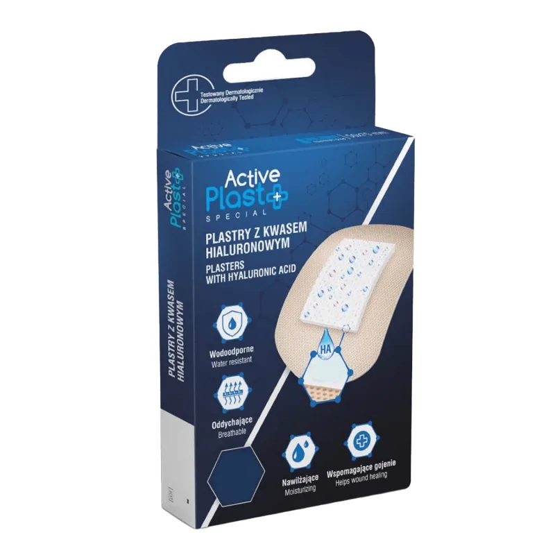 ActivePlast Special, plasturi cu acid hialuronic pentru promovarea vindecării, 20 bucăți — preț și oferte