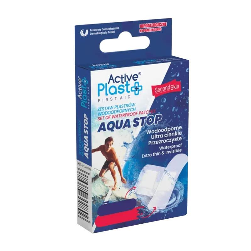 ActivePlast First Aid Aqua Stop, tencuieli impermeabile, Mix, 10 bucăți — preț și oferte