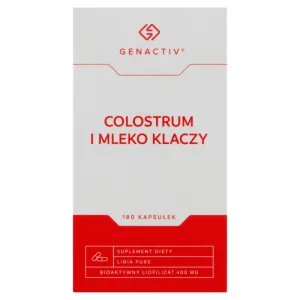Genactiv Colostru și lapte de iapă, 180 capsule