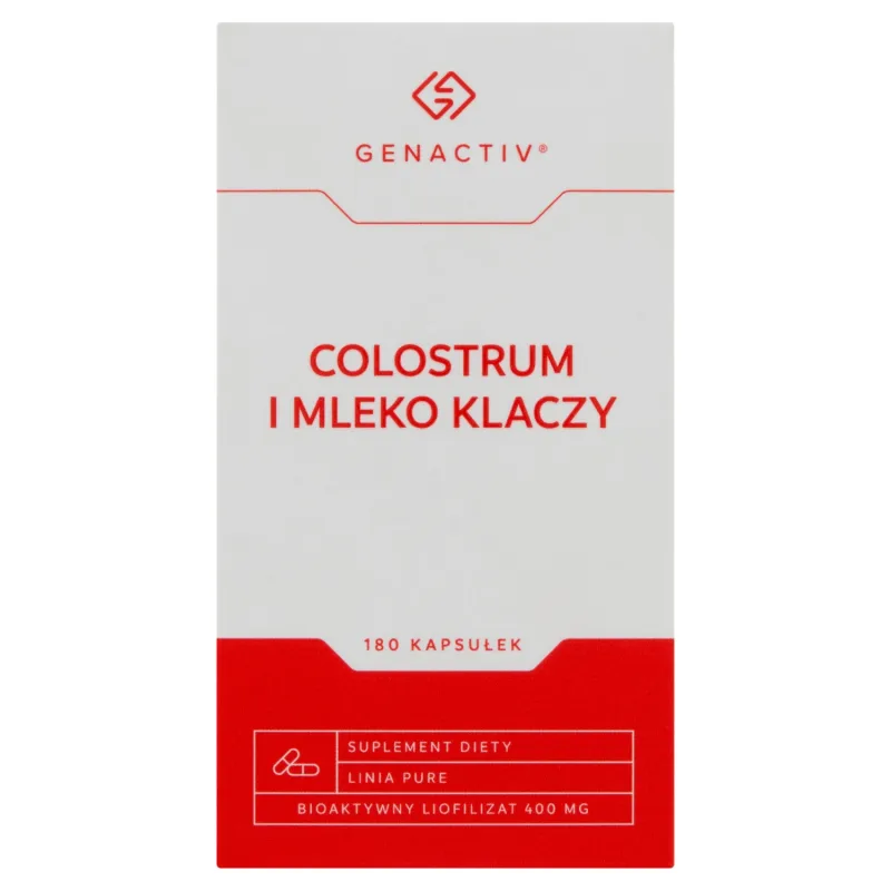 Genactiv Colostru și lapte de iapă, 180 capsule — preț și oferte