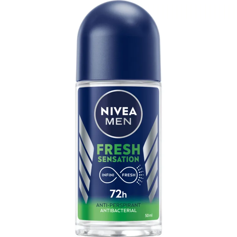 Nivea Men Fresh Sensation, antiperspirant roll-on pentru bărbați, 50 ml — preț și oferte