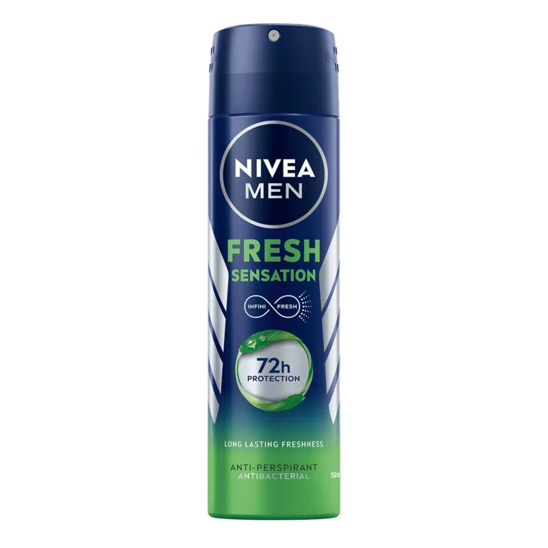 Nivea Men Fresh Sensation, spray antiperspirant pentru bărbați, 150 ml — preț și oferte