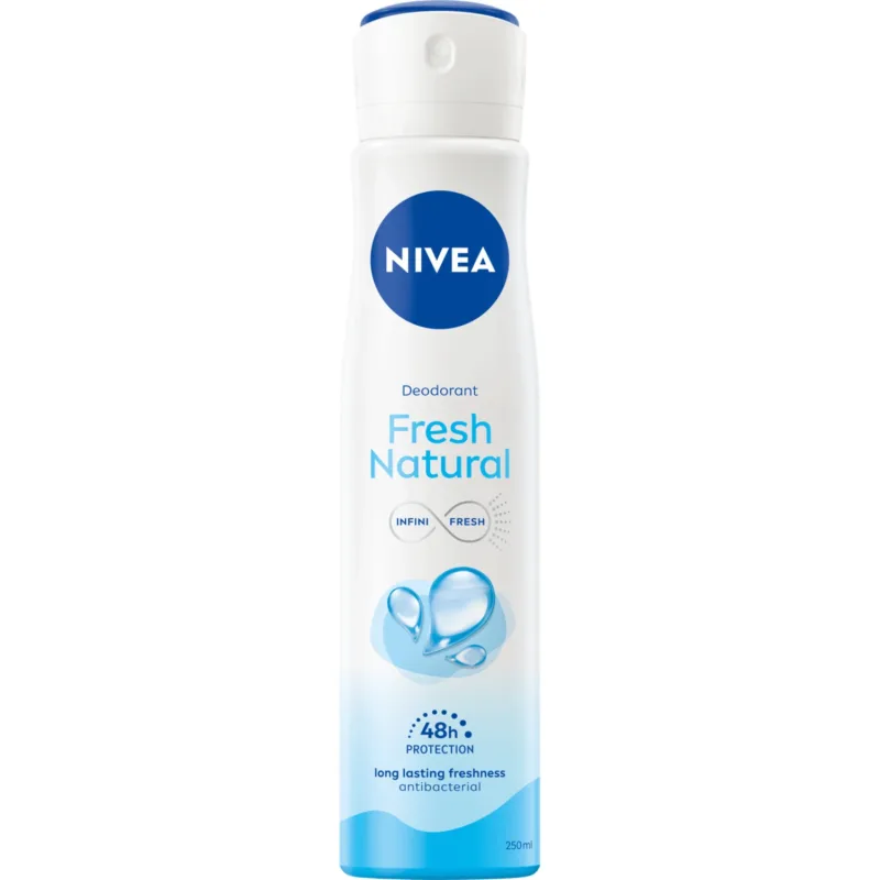 Nivea, spray antiperspirant, Fresh Natural, 250 ml — preț și oferte